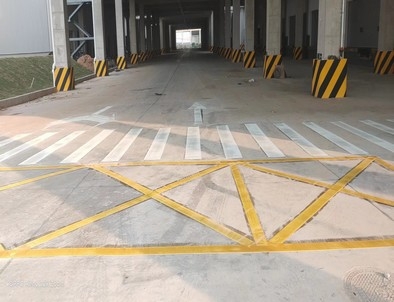 合肥合肥厂区道路标线施工